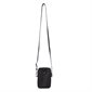 The Isabella Vegan Leather Phone Case with Shoulder Strap - Black