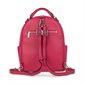 The Maude Vegan Leather Backpack - Raspberry