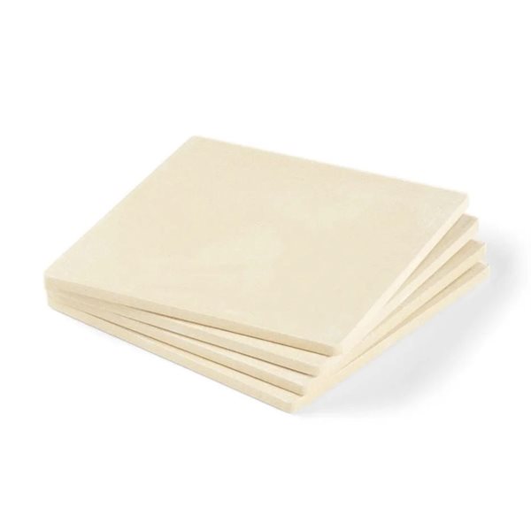 RICARDO Square Pizza Stone - Set of 4 