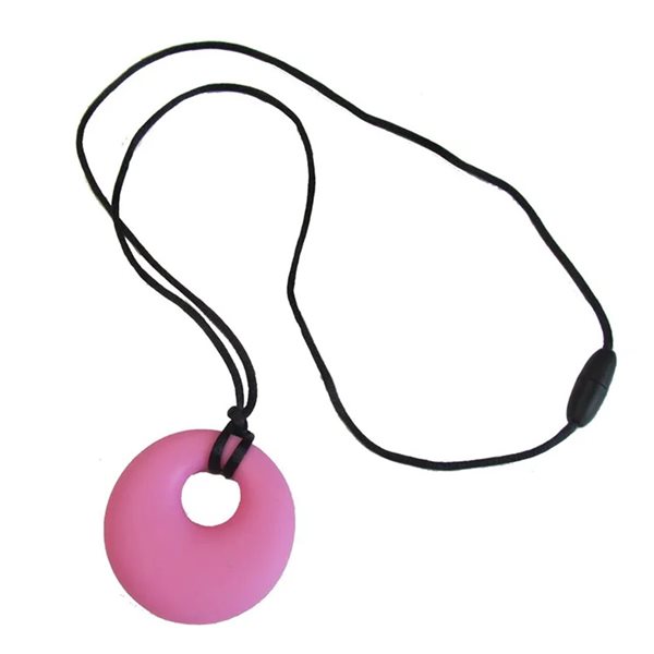 PENDENTIF - CERCLE ROSE