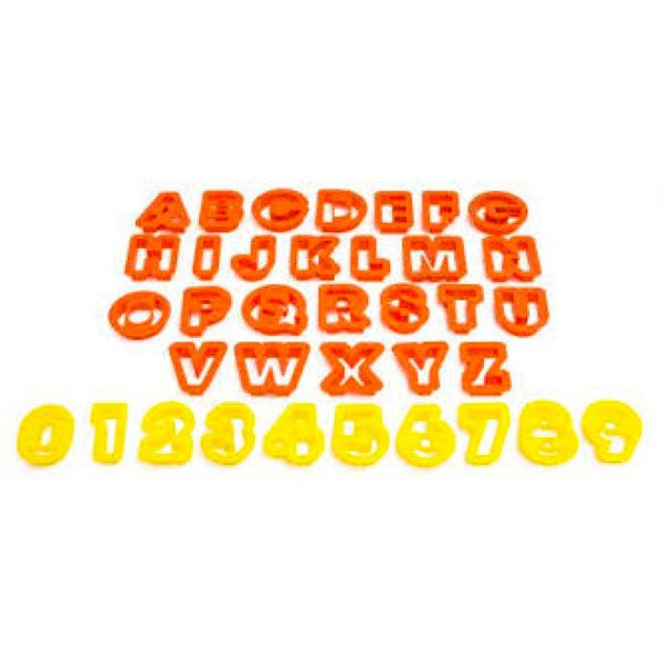 Gourmet Letters & Numbers Cookie Cutters