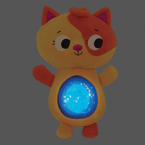 Peluche scintillante "Twinkle Tummies" - Chat