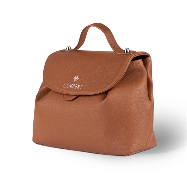 The Lili Vegan Leather Multifunctional Handbag - Tan