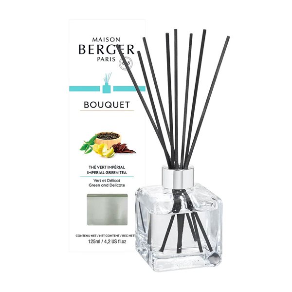 Berger Cube Pre-filled Reed Diffuser - Imperial Green Tea