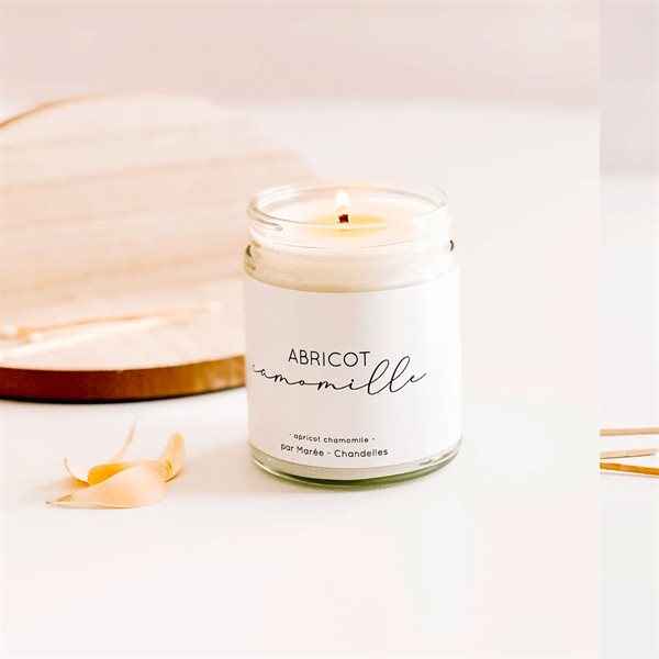 Sarah Couture Apricot Chamomille Soy Candle