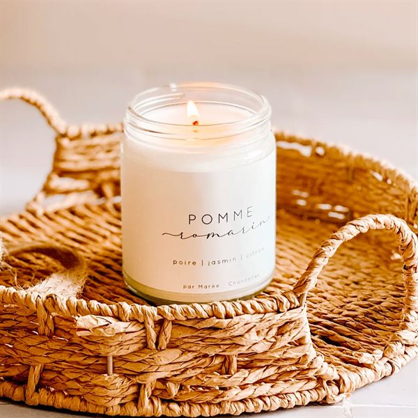 Apple Rosemary Soy Candle