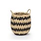 Small Zigzag Basket with Handles