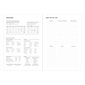 Gingham AS Weekly School Planner (2025-2026) - Aqua