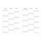 Gingham AS Weekly School Planner (2025-2026) - Aqua