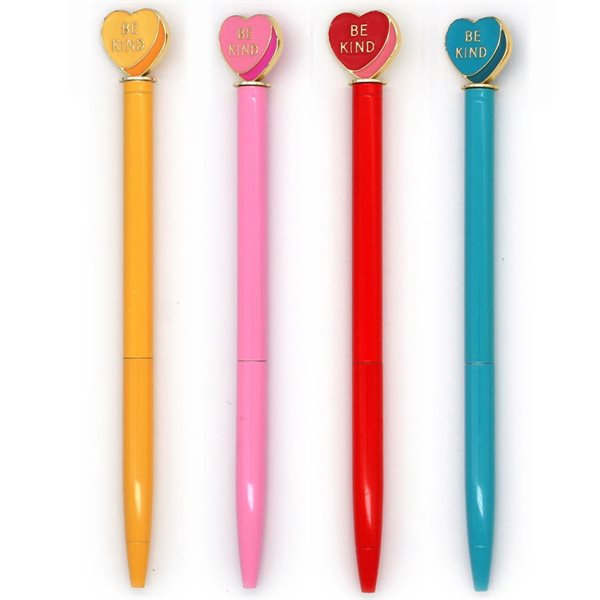 Stylo Coeur métallique