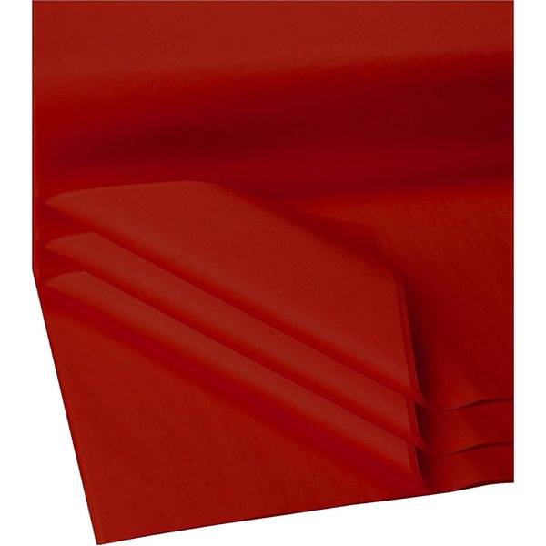 Scarlet tissue paper