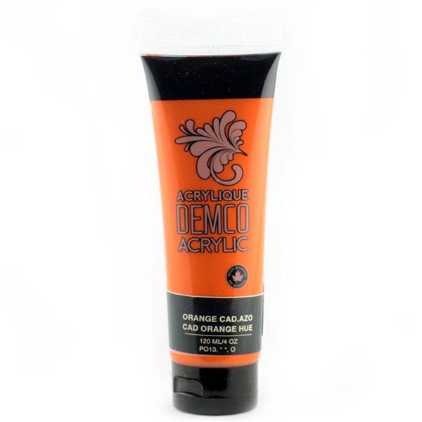 120 ml Acrylic Paint in Tube - Cadmium Orange Hue