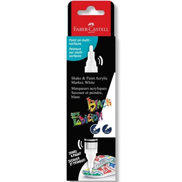 Marqueur double peinture acrylique - Blanc