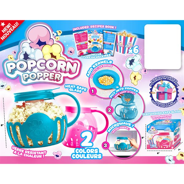 Machine à popcorn pour micro-ondes