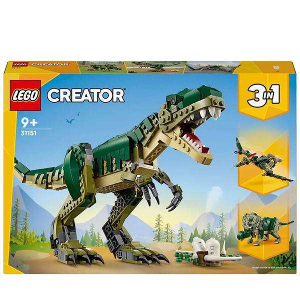 Jeu LEGO® Creator 3 en 1 – Le tyrannosaure