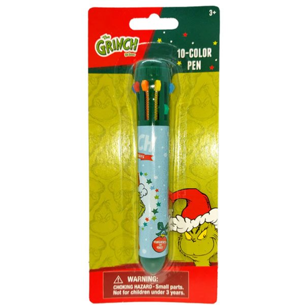 Stylo 10 couleurs - Grinch
