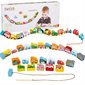 Wooden Lacing Game - Cars