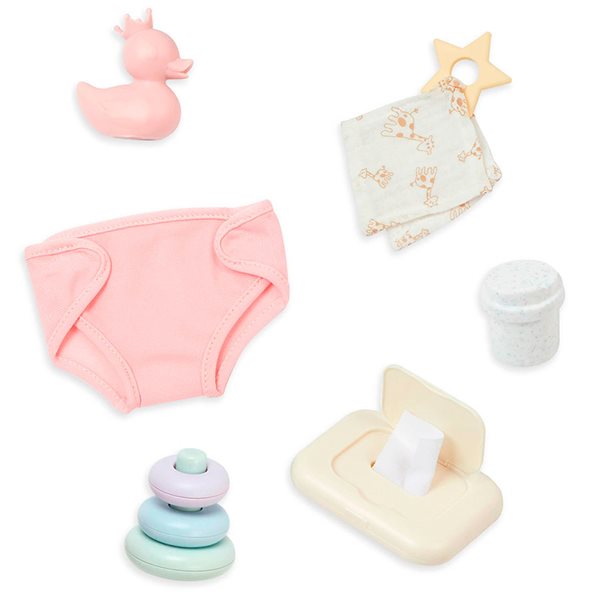 Ensemble de jeu et de soin pour poupée bébé 35.5 cm