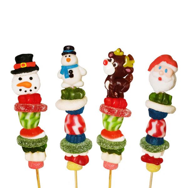 Brochette de bonbons de noël 50g
