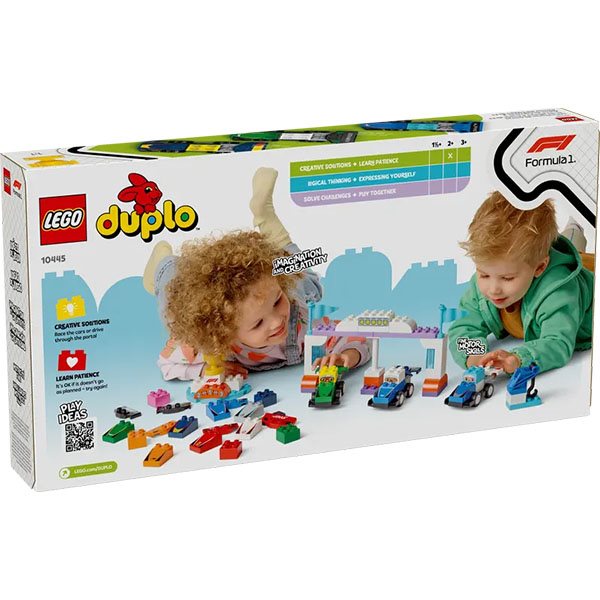 Lego duplo - Les voitures de course et les pilotes