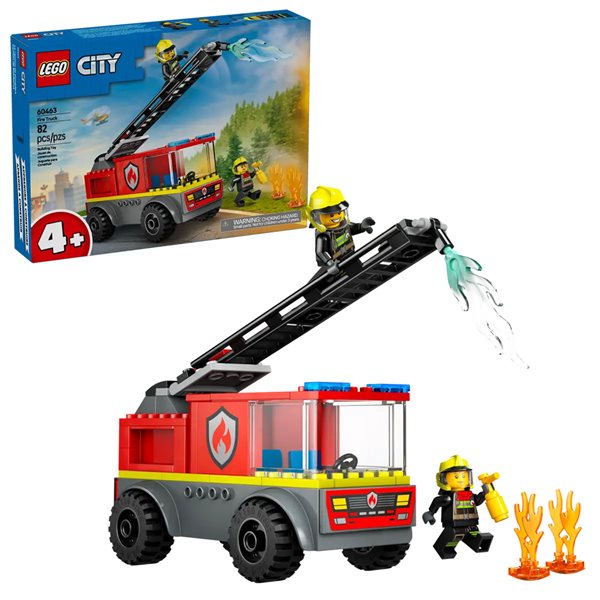 Lego city - Le camion de pompiers avec échelle