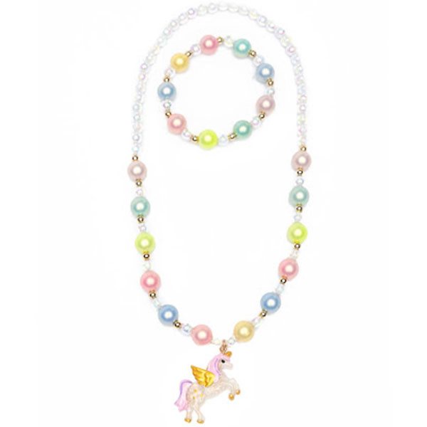 Ensemble de collier et bracelet Licorne