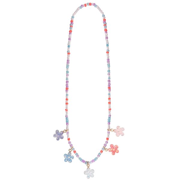 Collier de fleurs scintillantes