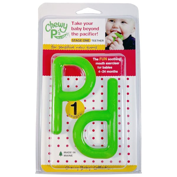 Mâchouilles Lettres P Lisse - Vert