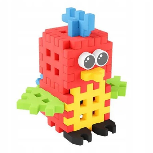 Blocs Mini Waffle - Animaux de poche - Perroquet
