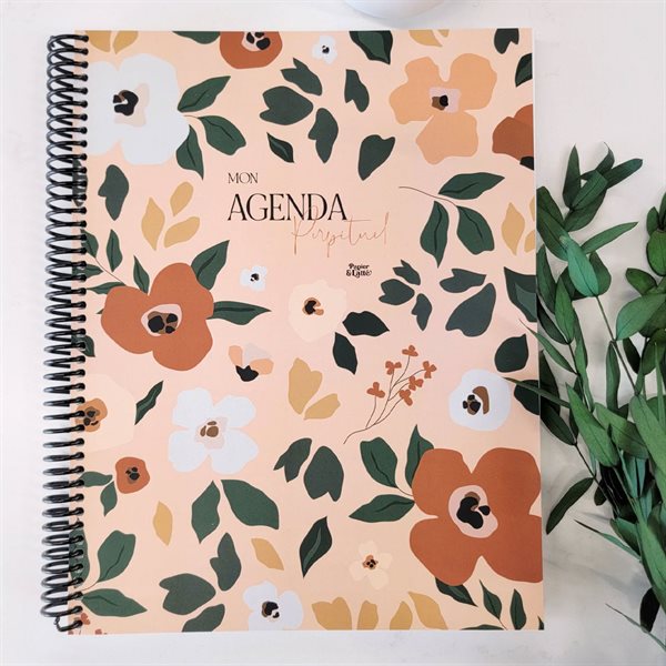 Agenda hebdomadaire perpétuel Roseline