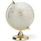 Globe terrestre sur pied 18 po. - Ivoire et or