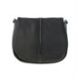 Luana Saddle Crossbody Bag - Black