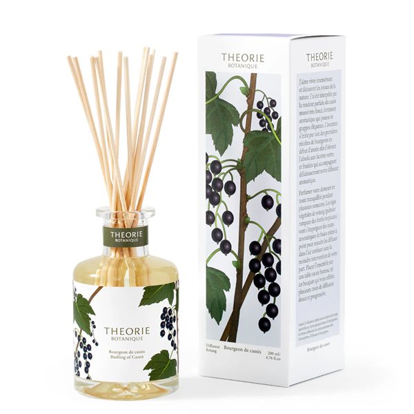 Diffuseur à roseaux 200 ml - Bourgeon de cassis