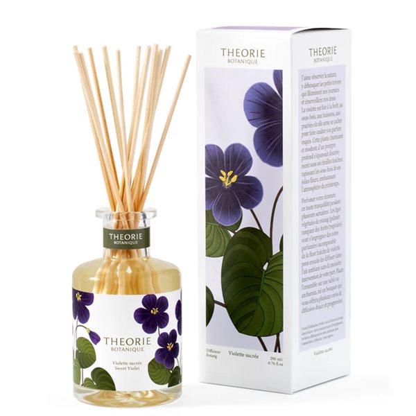 Diffuseur à roseaux 200 ml - Violette sucrée