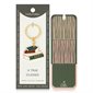 Book Lover's Keychain with Bookmark - Classic