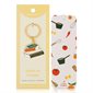 Porte-clé pour amoureux des livres avec signet - Cooking