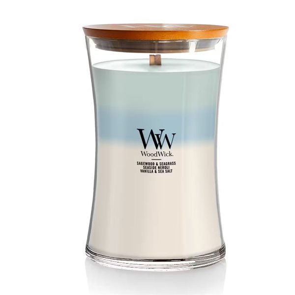 Bougie sablier Trilogie 21,5 oz - Océanique