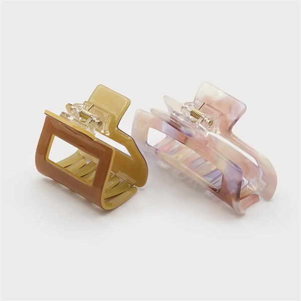 Hair Clips - Caramel