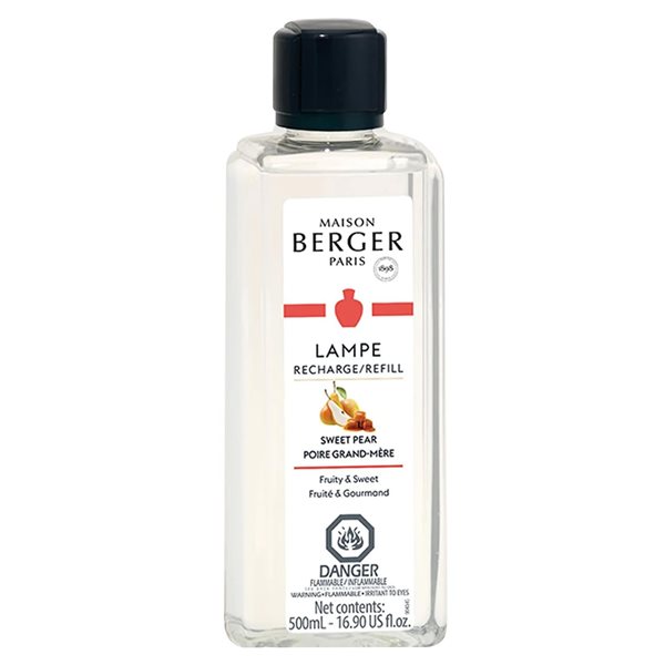 Recharge de parfum pour lampe Berger 500 ml - Poire grand-mère