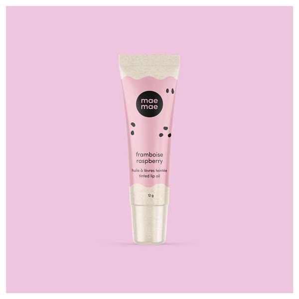Natural Tinted Lip Oil - 12 g - Raspberry