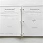 Baby Memory Book with Fabric Cover - Grey