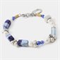 Bracelet Madeline - Argent et Denim