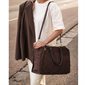 Sac fourre-tout en suède Blaire - Chocolat