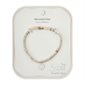 Stone Intention Charm Bracelet - Moonstone: Stone of Balance - Silver