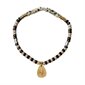 Stone Intention Charm Bracelet - Dalmatian Jasper: Stone of Joy - Gold