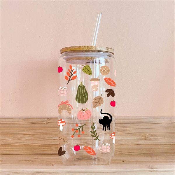 16 oz Cold Beverages Glass - Ratatouille