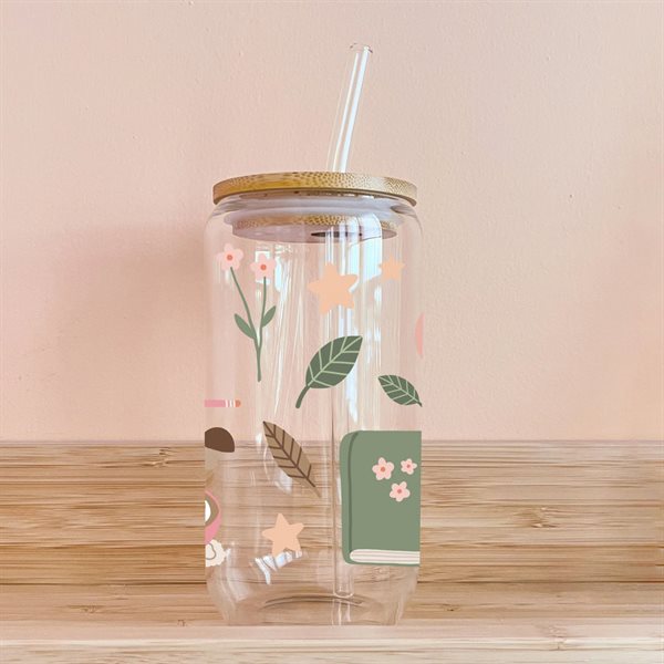 Verre pour breuvages froids 16 oz - Club de lecture