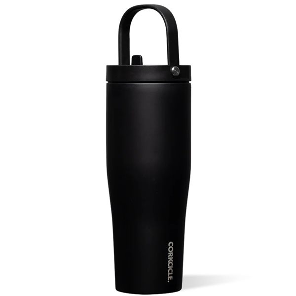 Bouteille isotherme Go Cup XL 30 oz avec couvercle - Noir Mat