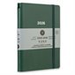 Agenda hebdomadaire 18 mois en cuir végane Kuka 2025-2026 - Vert