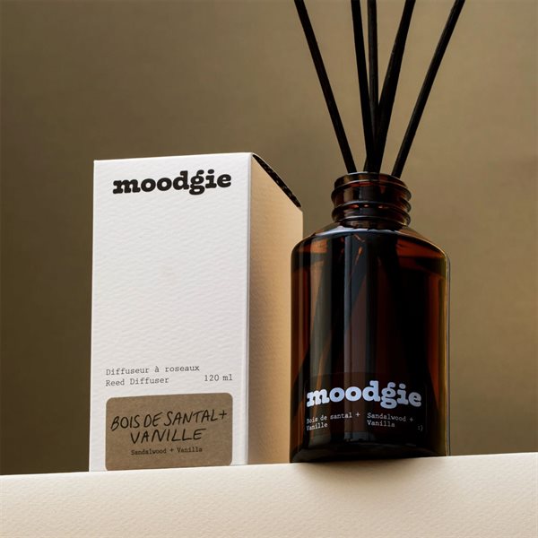 Diffuseur à roseaux 120 ml - Bois de santal et vanille